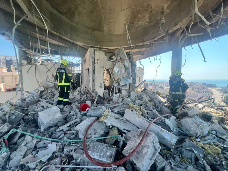 «الداخليه البحرينيه»: اضرار ماديه بمبني سكني جراء الاعتداء الايراني.. ولا اصابات