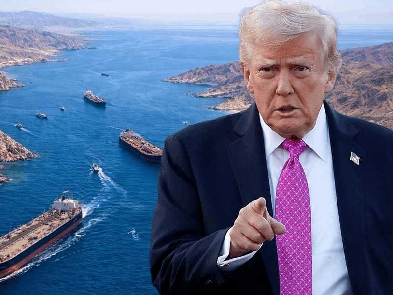 ترامب: اذا اغلقت ايران مضيق هرمز فلن يتمكن المفاوضون الايرانيون من العوده الي بلدهم