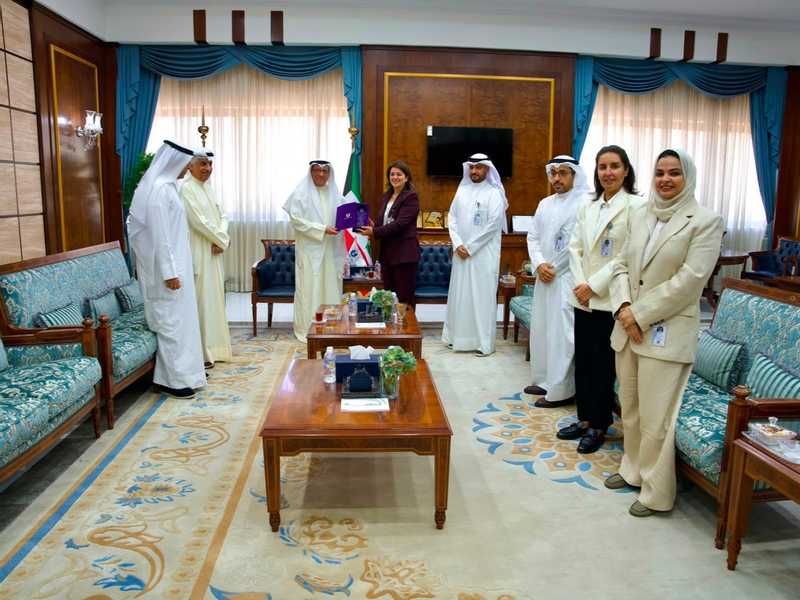 رئيس المجلس الاعلي للقضاء يقوم بزياره الهيئه العامه لمكافحه الفساد