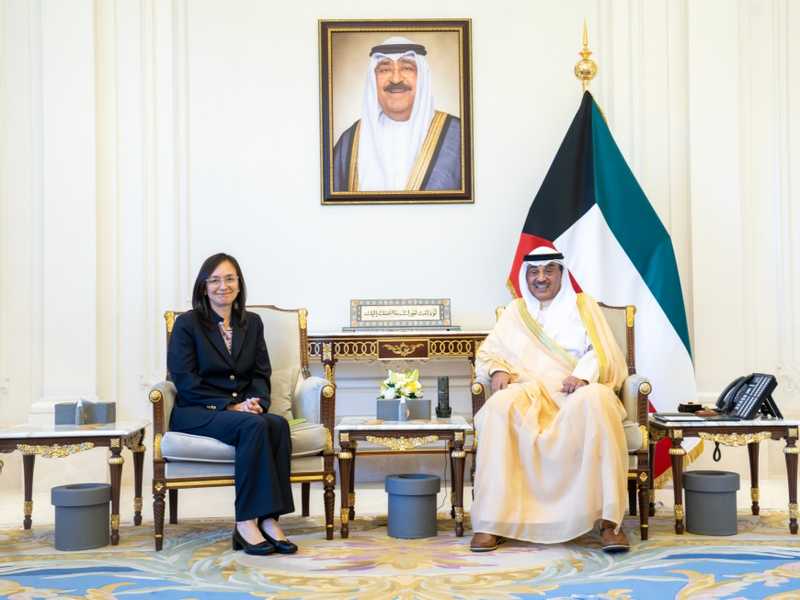 سمو ولي العهد يستقبل الممثله العليا للامين العام للامم المتحده 