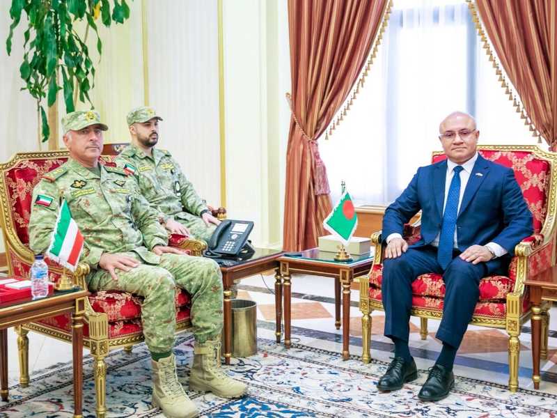 وكيل الحرس الوطني استقبل سفير بنغلادش