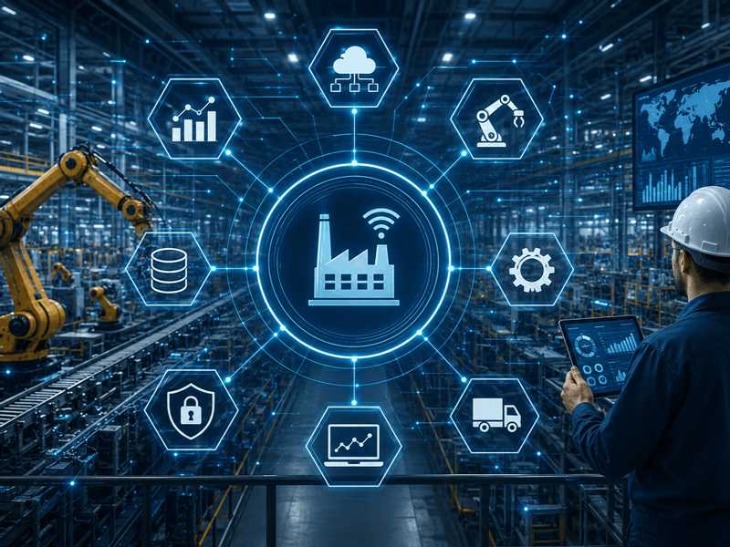 تطوير المنظومه الرقميه في القطاع الصناعي