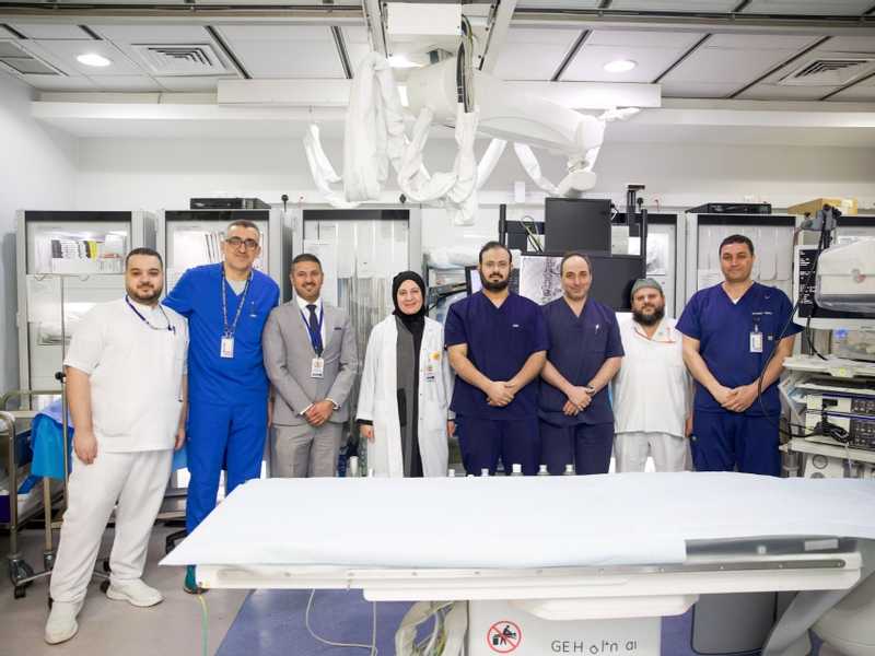 فريق طبي بمستشفي العدان ينجح في علاج انسداد شديد بالقنوات الصفراويه لمواطنه