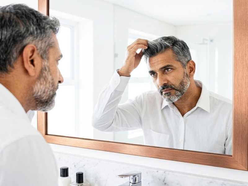 الشيب المبكر.. 6 عوامل تسرعه الي جانب الوراثه