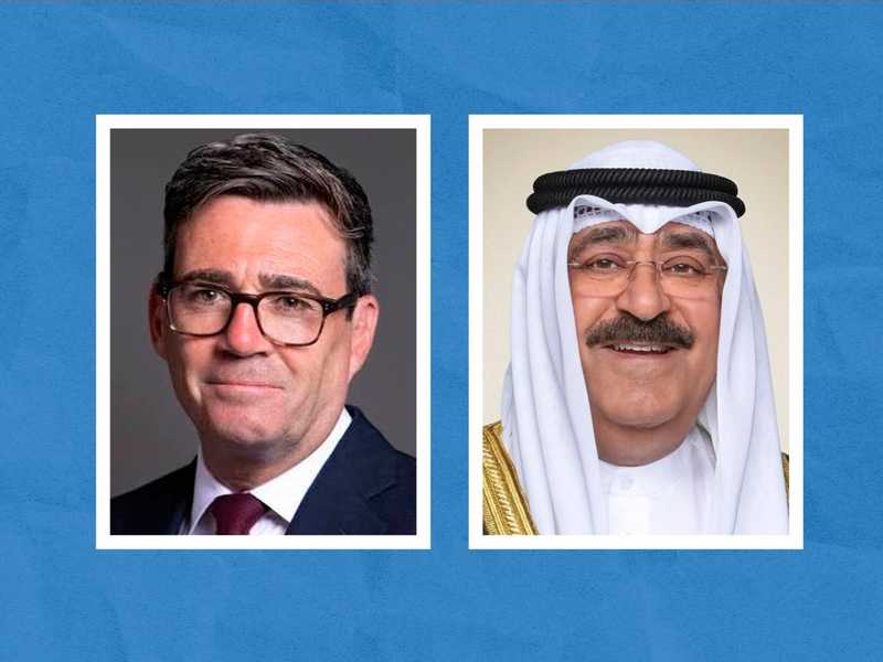 سمو امير البلاد يتلقي اتصالا من رئيس وزراء المملكه المتحده