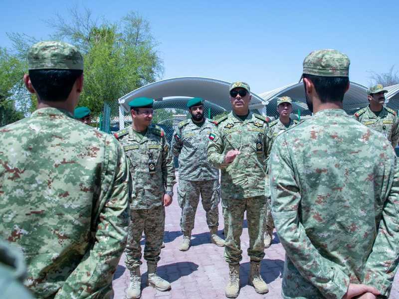وكيل الحرس الوطني يتفقد احد مواقع المسؤوليه ويشيد بجاهزيه المنتسبين 