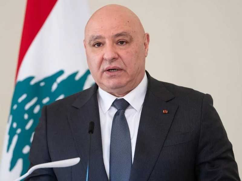 الرئيس اللبناني: لن نسمح لاسرائيل بالبقاء علي شبر واحد من ارضنا