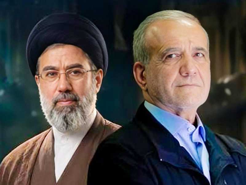 الرئيس الايراني: التواصل حاليا مع مجتبي خامنئي صعب للغايه