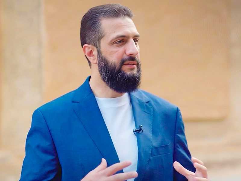 الرئيس السوري: لا اخجل من اسم الجولاني.. وتاريخي لا يعيبني