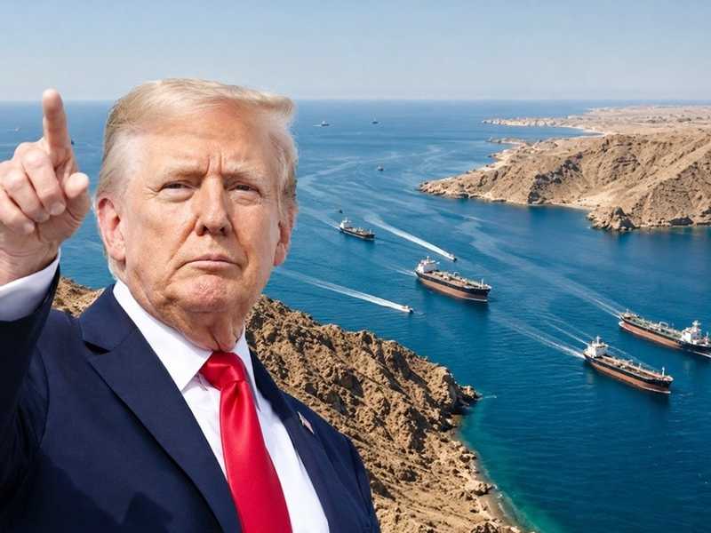 ترامب: تم ازاله جميع الالغام داخل المياه الدوليه في مضيق هرمز