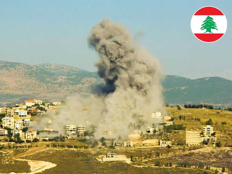 لبنان: 7 قتلي و3 جرحي في غاره للاحتلال علي بلده بالجنوب