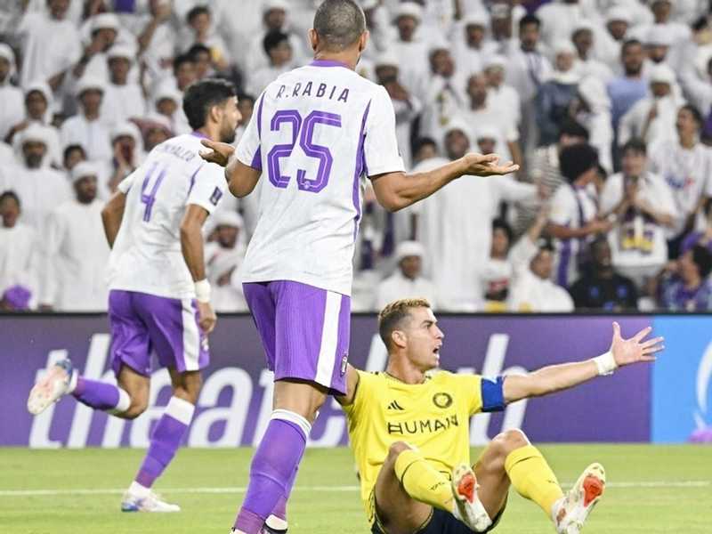 النصر مع رونالدو يخسر برباعيه نظيفه امام العين الاماراتي