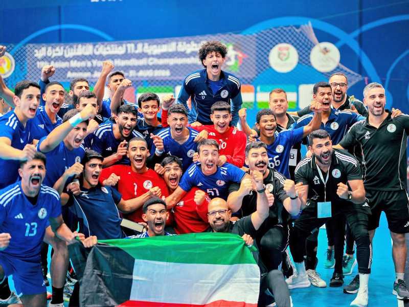 «ازرق ناشئي اليد» يفوز علي السعوديه.. ويتاهل بـ«الاسيويه»