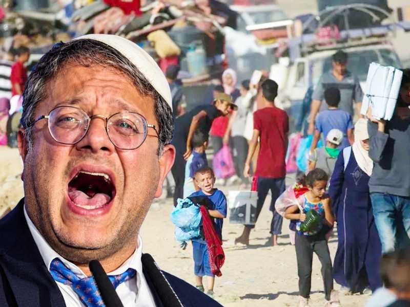 المتطرف بن غفير: لن اتراجع عن خطه تهجير سكان غزه