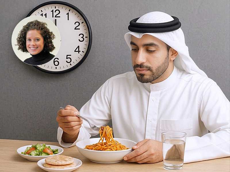 د.ساره بيري: العشاء المتاخر.. يضر بالامعاء والقلب والدماغ