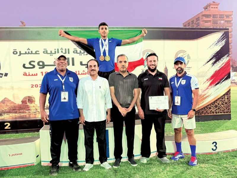 «ذهبيه» و«فضيه» جديدتان لابطال العاب القوي في «عربيه الناشئين»