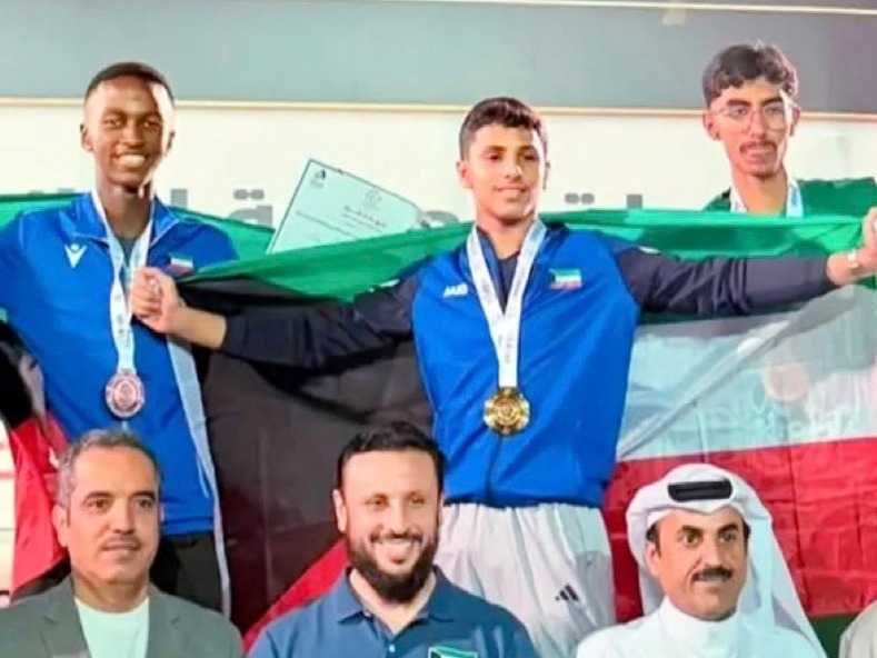ذهبيه وفضيه للعازمي والظفيري في «عربيه الناشئين» لالعاب القوي
