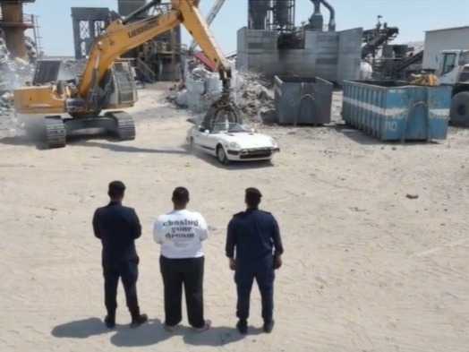كبس مركبه متهم عرض حياه مستخدمي الطريق للخطر واحالته للسجن المركزي
