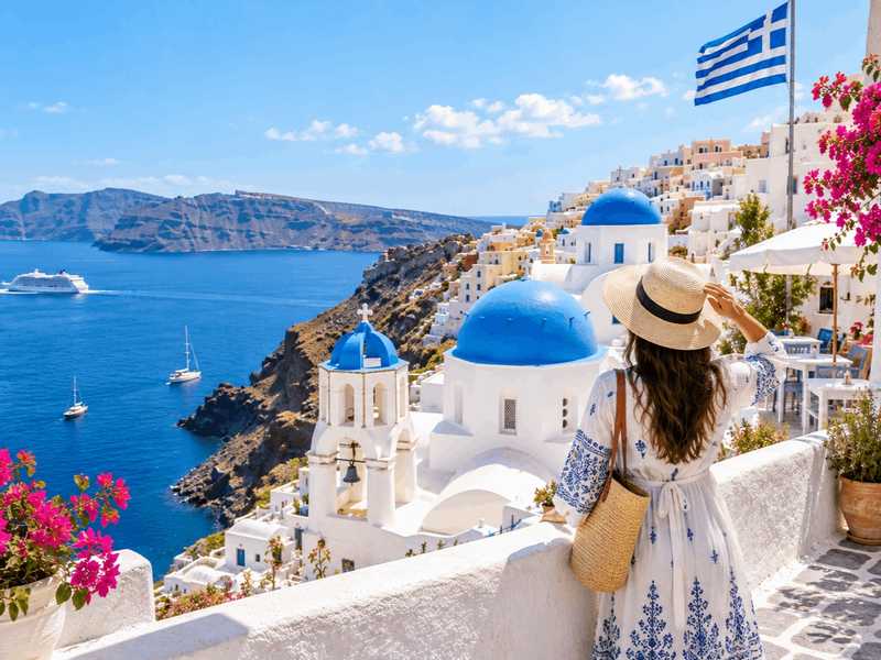 20 مليون سائح ينعشون السياحه في اليونان