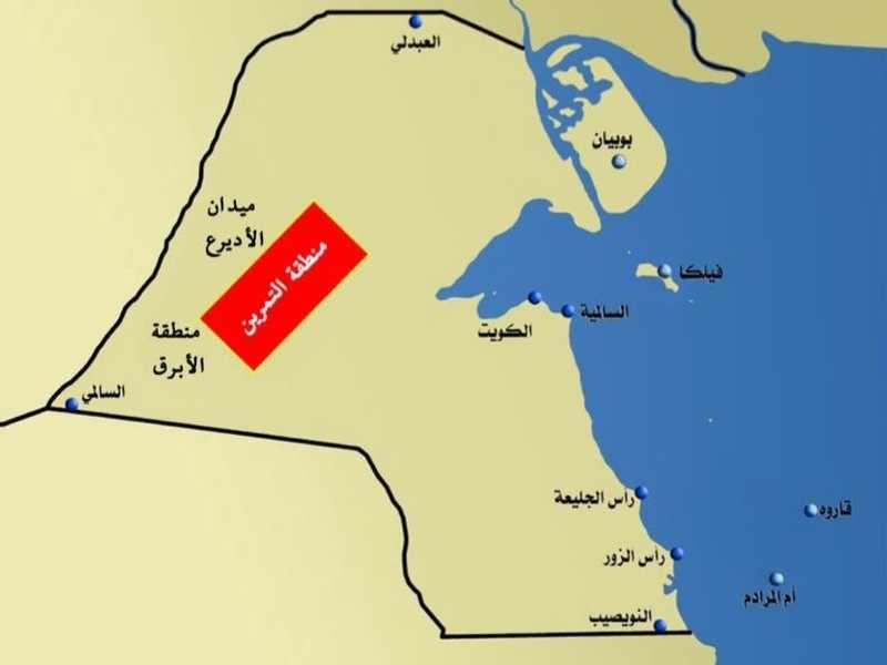 الجيش الكويتي ينفذ رمايه بالذخيره الحيه في ميدان الرمايه بمنطقه الابرق