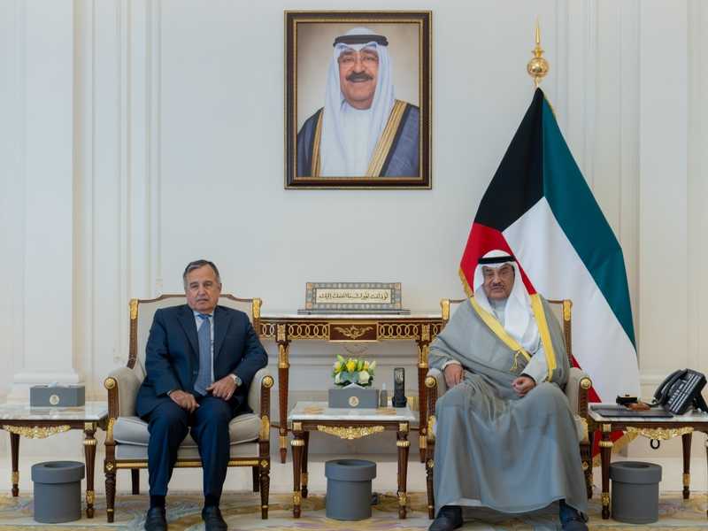 سمو ولي العهد يستقبل الامين العام للجامعه العربيه بمناسبه زيارته الرسميه للبلاد