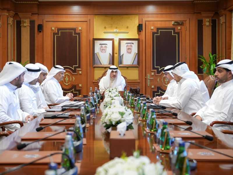 النائب الاول تراس اجتماعا تنسيقيا مع مسؤولي شركات الاتصالات