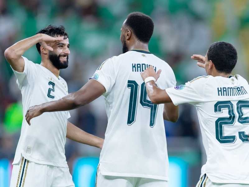 الاخضر السعودي اول المتاهلين الي نصف نهائي خليجي 27