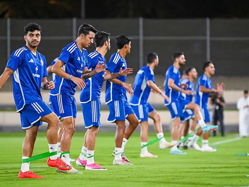 الازرق يختتم استعداداته للانطلاق في «كاس الخليج»