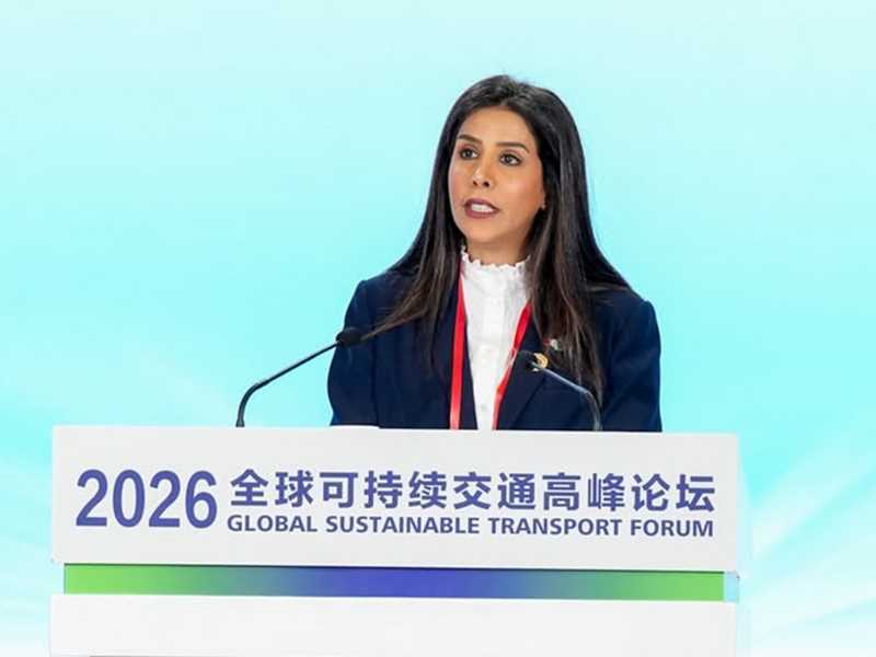 المشعان تشارك في المنتدي العالمي للنقل المستدام 2026 في بكين