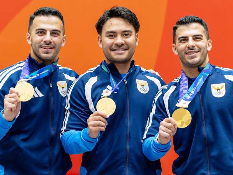 «ذهبيه» لابطال الكاراتيه فـــي «الكاتا» ..  و«فضيـــه» لرمــاه «السكيت»