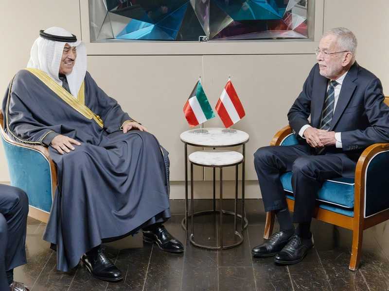ممثل سمو الامير يلتقي رئيس النمسا في نيويورك