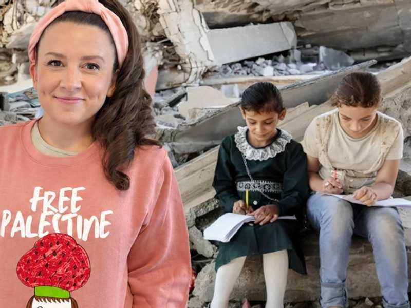 ميس رايتشل.. المؤثره الامريكيه التي انحازت لاطفال غزه