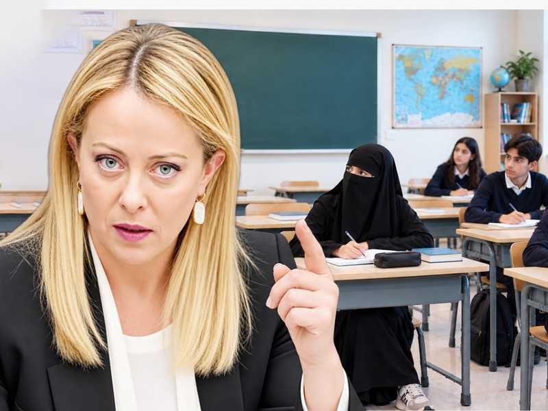 ميلوني: سنحظر النقاب في المدارس.. وسنفرض حدا للطلاب الاجانب بالفصول