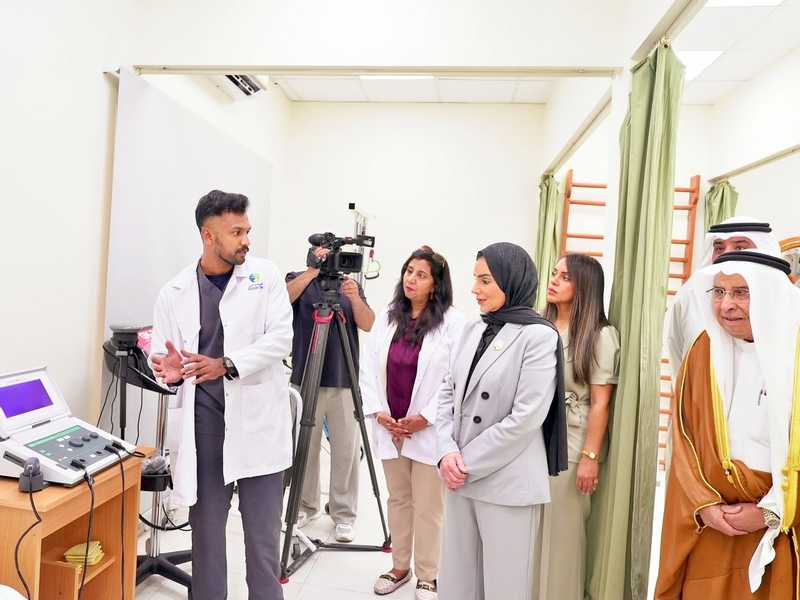 افتتاح اول عياده للعلاج الطبيعي للمسنين