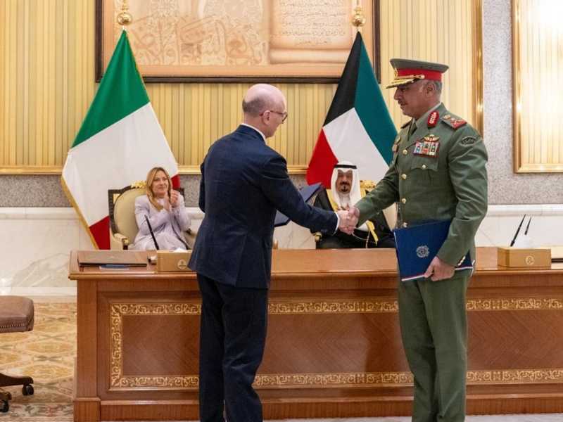 الكويت وايطاليا توقعان مذكرتي تفاهم وخطاب نوايا