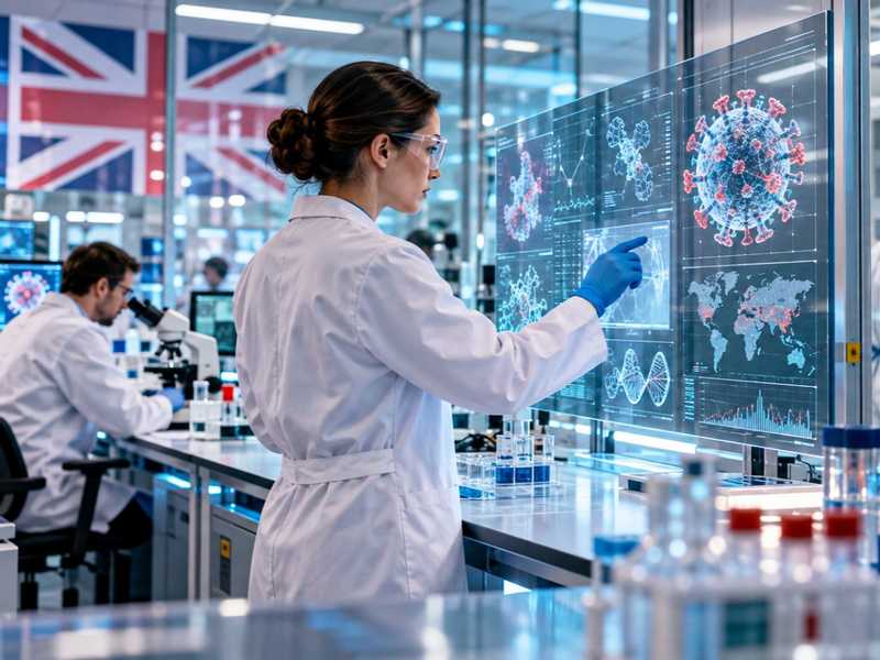 بريطانيا تطلق اول مختبر في العالم للامن البيولوجي بالذكاء الاصطناعي