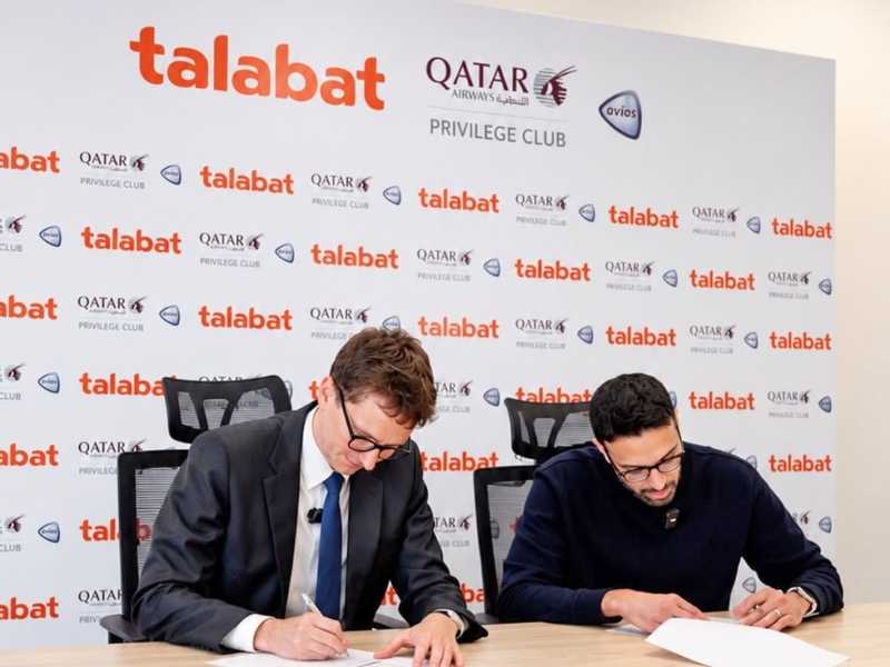 «طلبات» تتعاون مع نادي الامتياز التابع لـ«القطريه» بهدف تحويل مشتريات العملاء اليوميه الي تجارب سفر
