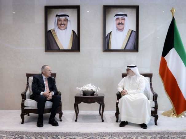 وزير الخارجيه يستقبل رئيس مجلس الاداره والرئيس التنفيذي لشركه ستيت ستريت